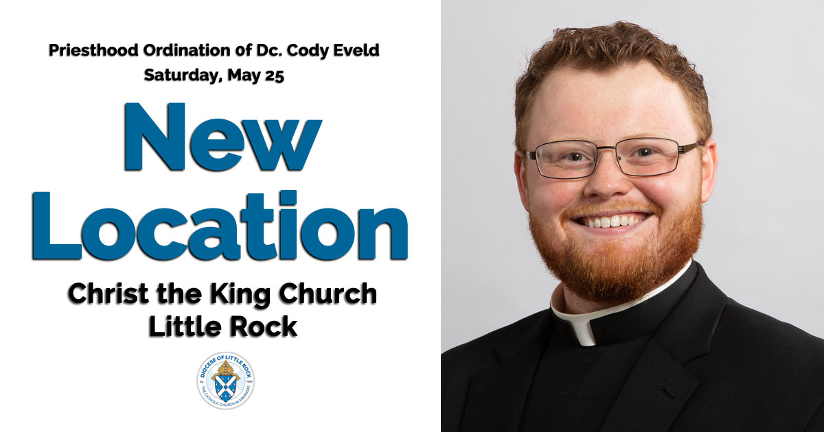 Eveld to be ordained May 25 (UPDATE) | DOLR.org