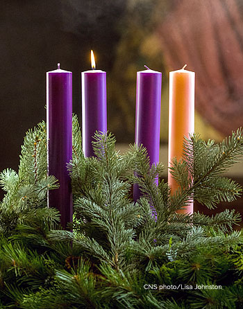 first sunday of advent candle